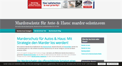 Desktop Screenshot of marder-schutz.com